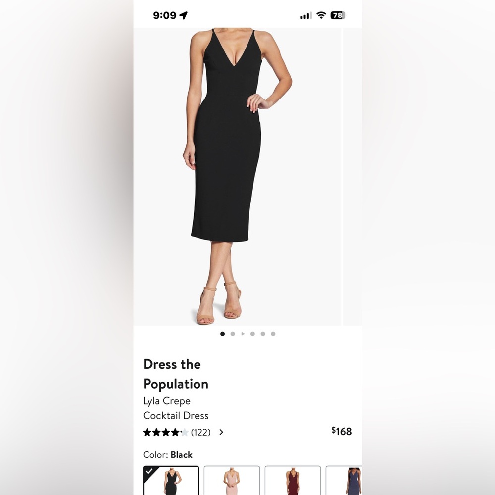 Black dress